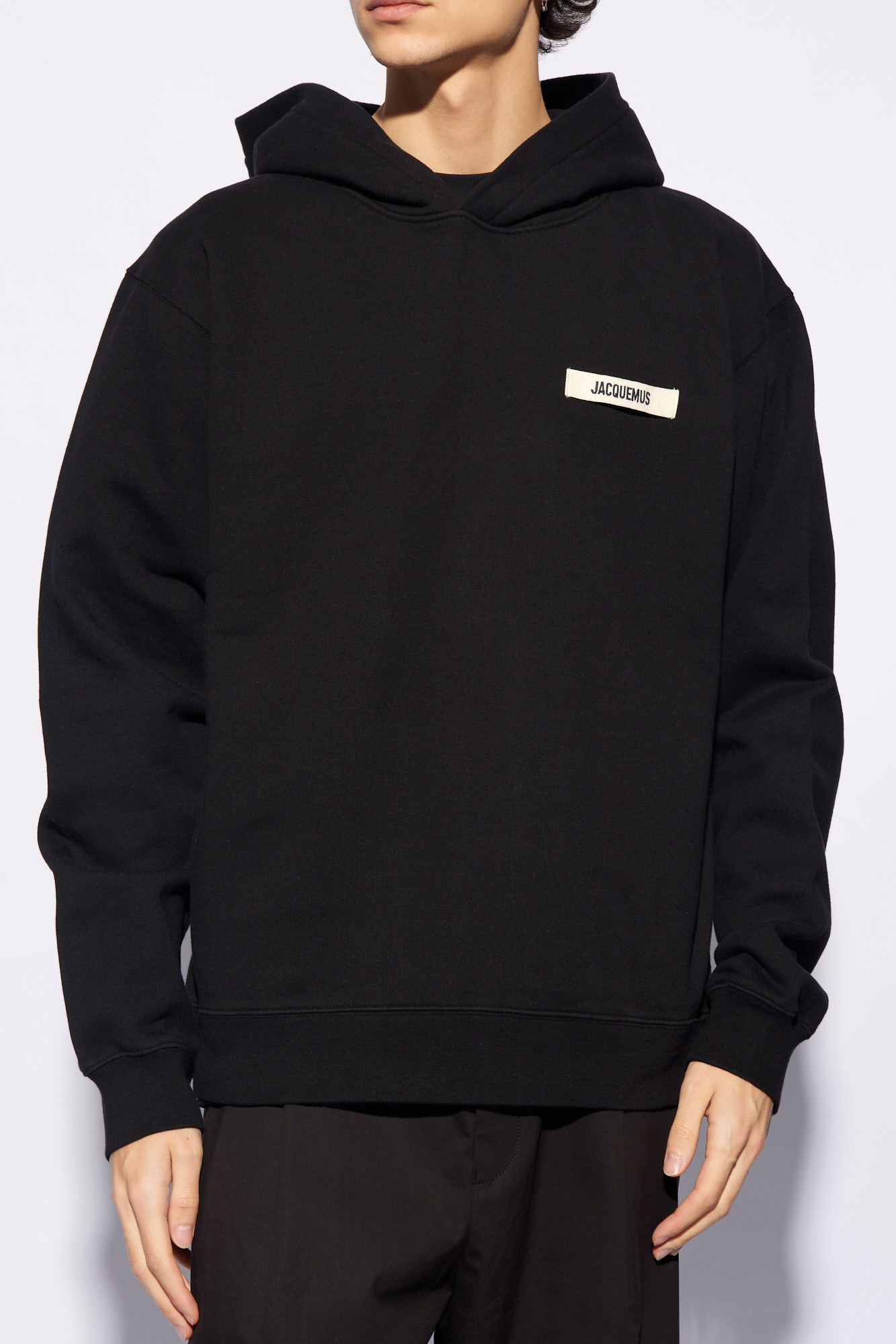 Black Hoodie with logo Jacquemus - Vitkac France